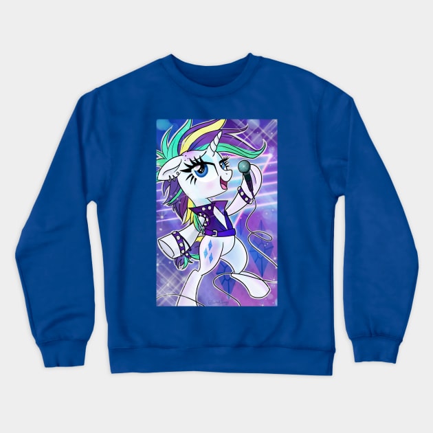 Punk Rarity Crewneck Sweatshirt by SophieScruggs